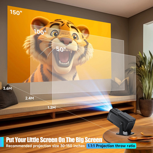 Salange Factory HY320max HD-Projektoren 4k Smart Android 13 Projektor Mini Tragbarer Taschen projektor HY320 Net-Netflix-Zertifizierung - Product Image 4