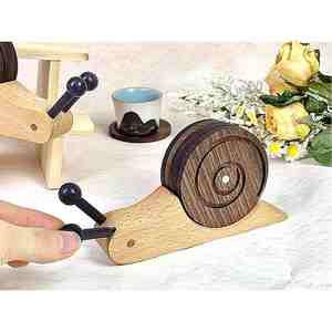 Posavasos de bambú de nogal personalizados, alfombrillas de madera hechas a mano para bebidas, formas únicas de calidad de exportación hechas en la India - Product Image 5