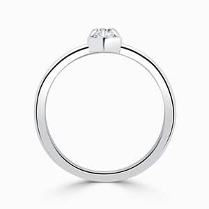 Bague de fiançailles solitaire pour femme, taille marquise - Product Image 6
