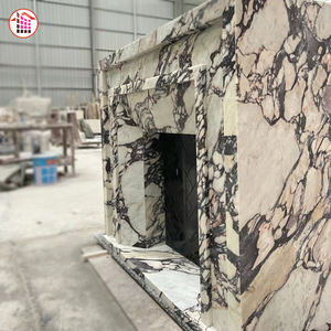 प्राकृतिक पत्थर सफेद संगमरमर फायरप्लेस मेंटल - Product Image 2