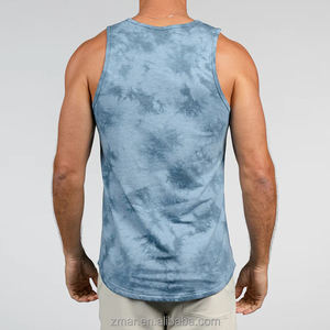 Camiseta sin Mangas Cloud Dye Drop Cut, 67% Poliéster, 28% Algodón, 5% Elastano, Camisetas de Entrenamiento para Hombre - Product Image 2