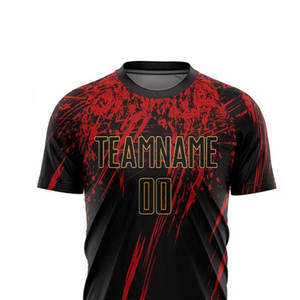 Logotipo personalizado bordado estilo deportivo hombres y mujeres usan uniforme de fútbol ligero de la mejor calidad - Product Image 4