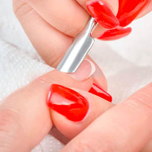 Empujador de uñas para cutículas en acero inoxidable Empujadores de cutículas para damas - Product Image 6