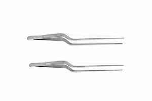 Pinzas de Disección de Bayoneta Médicas de 19 cm y 21 cm de Longitud, Tamaño de Punta de 1 mm y 2 mm - Product Image 4