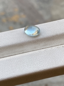 9x7 MM Naturel Top Couleur Aigue-Marine Forme Ovale Cabochon Changement de Couleur 1.72 Carat Bon Lustre Pierre Précieuse en Vrac pour la Fabrication de Bijoux - Product Image 3