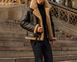 Mode hommes Designer hiver chemises décontractées coupe régulière en cuir haute rue Style séchage rapide respirant grande taille multi-poches - Product Image 4