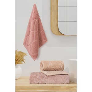 Varol Voli Series 30x50cm Micro Cotton 3-Piece Rectangle Face Towel Set V1V2 Solid Color Jacquard Skin-Friendly Fast Drying - Product Image 1