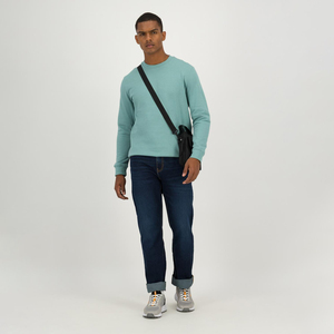 Sudadera de moda de invierno para hombre, sudadera bordada con patrón sólido, ropa de calle, Jersey elástico de Hip Hop, serigrafiado de marca - Product Image 2