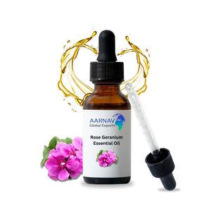 Aceite Esencial de Geranio Rosa 100% Puro, Antiarrugas, Aclarante y Reafirmante, Revitalizante y Nutritivo para la Piel, AARNAV GLOBAL EXPORTS - Product Image 1
