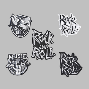 Parche Bordado con Temática de Rock and Roll para Accesorios de Moda - Product Image 2