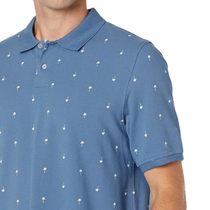 Vente en gros de polo pour hommes chemise en piqué de coton respirant à manches courtes de haute qualité, style d'affaires, chemise multicolore, broderie de logo - Product Image 6