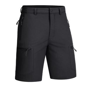 Shorts pour hommes Pantalons de travail pour hommes Mode New Solid Color Cargo Shorts Large Size Solid Zip Short Bottom Multipocket - Product Image 3