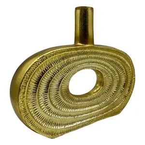 แจกันดอกไม้โลหะทันสมัยสวยงามสำหรับบ้านระดับพรีเมียม แจกันดอกไม้ตั้งโต๊ะรักษ์โลก งานศิลป์จาก Zahid Exports - Product Image 3