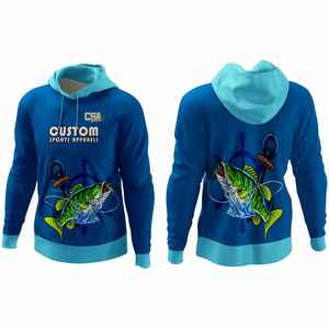 Sudadera de Pesca para Hombre con Estampado por Sublimación, Tejido Transpirable, Impresión DTF Personalizada, Secado Rápido - Product Image 1