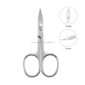 Outils professionnels pour le soin des ongles, manucure russe, ciseaux à cuticules droits et tranchants en acier inoxydable durable, logo personnalisé, vente en gros - Product Image 2