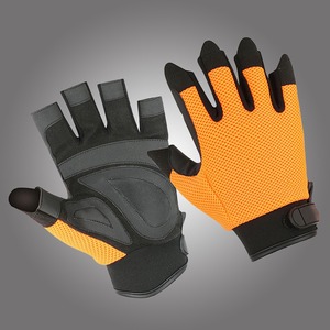 Guantes mecánicos Premium con protección reforzada para los dedos y cierre seguro Guantes mecánicos con puño ajustable - Product Image 2