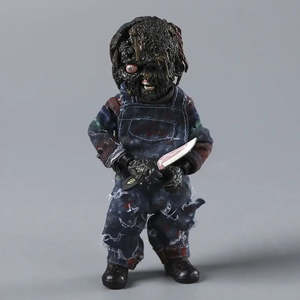 Figura de Juguete de Terror Chucky Quemado, Diseño OEM Personalizado para Coleccionar y Decorar, Estilo de Dibujos Animados, Marioneta de Animal, Embalaje en Caja - Product Image 3