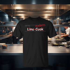Camiseta con diseño de título de trabajo de cocinero, diseño genial para el personal de cocina - Product Image 3