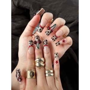 Accessorio per nail art con motivo leopardo, carino e pratico - Product Image 4