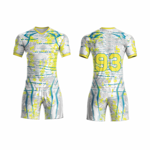 Ensemble de maillot de football pour homme personnalisé, motif noir et violet, respirant, séchage rapide, 100% polyester, tenue de sport d'été, short, sérigraphie - Product Image 5