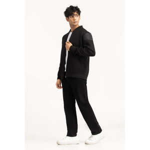 Pull à col zippé en tricot pour homme, coupe classique MN-KNZ-WS25-001 - Product Image 1