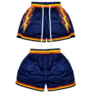 Shorts Deportivos de Malla de Poliéster Estampados para Mujer, de Secado Rápido, Transpirables, Diseño Retro con Estampado de Letras de Baloncesto, Unisex, Ropa Urbana 3D - Product Image 3
