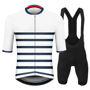 Ropa de ciclismo personalizada Conjunto de traje de Jersey de ciclismo con impresión por sublimación ligera Uniformes de ciclismo transpirables - Product Image 4