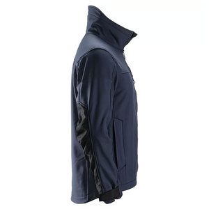 Logo personnalisé impression avant fermeture éclair col montant Softshell vestes 2025 poids léger hommes Softshell veste imperméable - Product Image 6