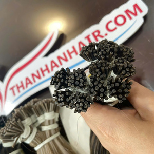 Venta al por mayor 100% Virgen vietnamita Keratin I-Tip Extensiones de cabello humano recto Remy I-Tip Hair - Product Image 1