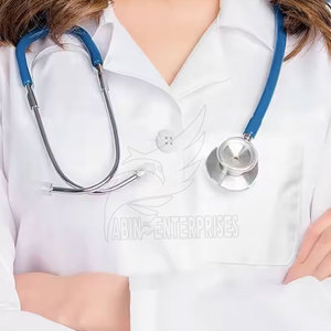 Tùy Chỉnh Bệnh Viện Áo Cho Các Bác Sĩ Y Tá Tùy Chỉnh Màu Sắc Y Tế Phòng Thí Nghiệm Áo Chất Lượng Cao Unisex Kim Phát Hiện Polyester Bông - Product Image 2