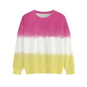 เสื้อฮู้ดแบบสวมหัวใช้ได้ทุกเพศสำหรับฤดูหนาวผ้าฝ้าย100% พิมพ์ซับลิเมชันว่างเปล่าพิมพ์ลายมัดย้อมด้วยความร้อนแบบดิจิตอล - Product Image 3