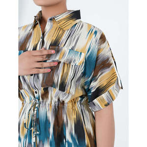 MINORU ชุดเซ็ตผ้าชีฟองพิมพ์ลายทรงปกติ ชุดฤดูร้อน 2 ชิ้น ไซส์ XS และ XXS - Product Image 2