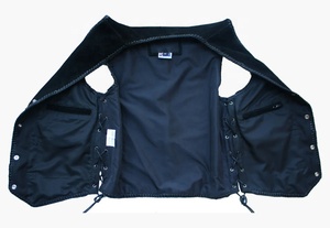 Chaleco de Motocicleta de Cuero Genuino, Diseño Exclusivo, Chaleco de Motocicleta de Piel de Vaca - Product Image 3