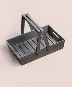 Plateau de service rectangulaire élégant en bambou multicolore avec poignées, plateau en bois stylé fait main en Inde pour toutes les occasions - Product Image 3