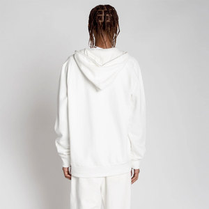 Sudadera con capucha y cremallera completa para hombre, 100% algodón orgánico, personalizada, de alta calidad, gruesa, informal, transpirable. - Product Image 2