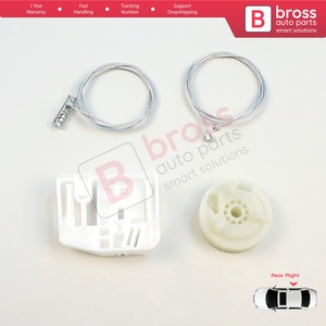 ชุดซ่อมมอเตอร์กระจกหน้าต่าง BWR271 ประตูหลังขวา สำหรับรถยนต์ Megane MK2 ปี 2002-2008 แบบ 4/5 ประตู รุ่น 82000280068 - Product Image 2