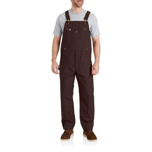 Bavoir de peintre confortable vêtements de travail doublés de couette salopette à bretelles en toile meilleure conception combinaison de sécurité de travail - Product Image 3