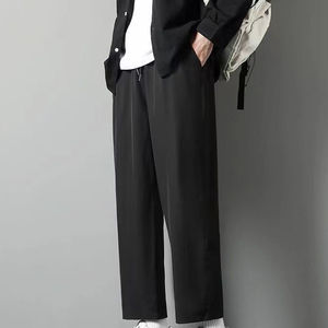 Pantalones de Traje Formales Casuales para Hombre, Pantalones Ajustados Elásticos para Hombre, Pantalones Deportivos Clásicos de Color Sólido de Talla Grande - Product Image 6