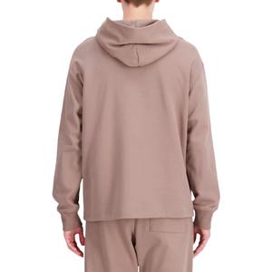 Sweat à capuche réversible pour homme 2025, tissage inversé, contraste coton et polaire, pull uni, couture personnalisée - Product Image 4