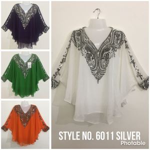 ชุดเดรส Kaftan ปักด้วยมือสำหรับผู้หญิงและผู้ใหญ่ชุดปาร์ตี้ค็อกเทลงานแต่งงานแต่งงานสไตล์ caftan - Product Image 3