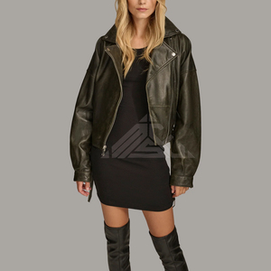 Chaqueta de cuero genuino para mujer 2026 nueva moda chaquetas de cuero de Otoño de manga larga para mujer chaqueta de invierno - Product Image 1