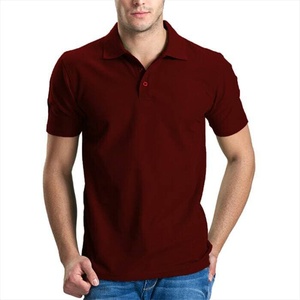 Haute qualité 100% coton hommes pour polo tissu tricoté respirant pour tenue décontractée motif solide grande taille en gros - Product Image 6