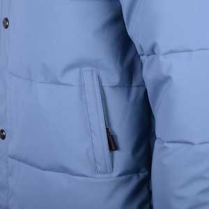 Chaqueta de plumón de nailon con revestimiento informal Lanix (-10 °C) con capucha y cierre de cremallera, impermeable, con estampado de logotipo personalizado - Product Image 1