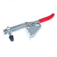 Pince à genouillère horizontale robuste de 500 lb à dégagement rapide avec axe réglable