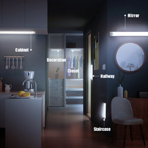 Éclairage LED rechargeable pour armoire 10cm/20cm/30cm/50cm, veilleuse sans fil à détecteur de mouvement, <span class=keywords><strong>design</strong></span> moderne, lumière pour armoire de <span class=keywords><strong>cuisine</strong></span> - Product Image 6