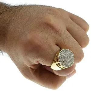 <b>925</b> <b>Silver</b> 2Ct Round Cut Moissanite Engagement Cluster <b>Ring</b> - Product Image 5