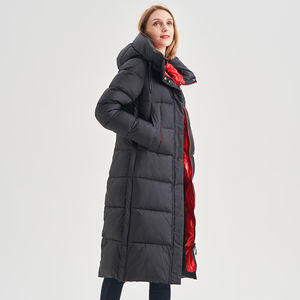 Manteau long décontracté à capuche en fourrure avec fermeture éclair, veste Parkas épaisse pour femmes, grande taille, manteaux, nouvel arrivage - Product Image 3