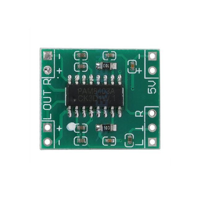 PAM8403 CA-8403 2*3W Original Class D Digital Audio Amplifier Module 2.5-5V Mini Amplifier Board