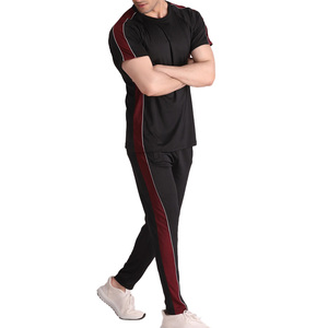 Nouveau style de survêtement d'été 100% coton pour hommes de qualité supérieure ensemble de survêtement d'été respirant à la mode - Product Image 4
