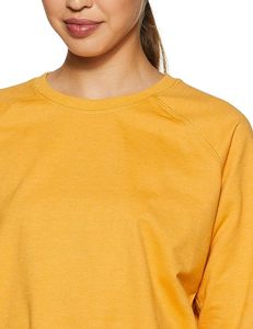 Sudadera Corta de Mujer con Forro Polar y Mezcla de Algodón, Cuello Redondo, Corte Regular, Estilo Casual, Manga Larga, para Otoño, Primavera e Invierno - Product Image 4
